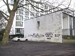 DSF, MoPsi und USP Tags und Kopf von OZ in Hamburg