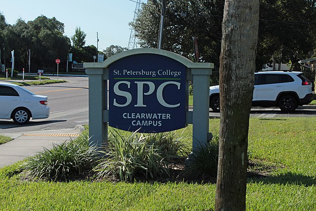 SPC Clearwater Campus sign
