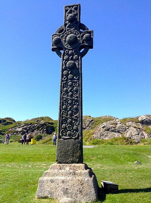 9th-century St Martin's Cross on Iona.