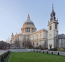 St Paul's Cathedral is the diocesan cathedral of the Diocese of London. St Paul's Cathedral, London, England - Jan 2010.jpg