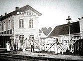 Station Gavere-Asper vroeger