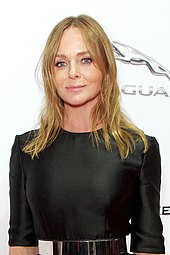 Swift collaborated with Stella McCartney (pictured) on a Lover-themed merchandise collection. Stella McCartney London 2014 cropped.jpg