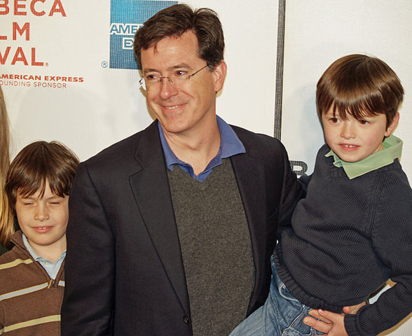 Stephen Colbert and sons by David Shankbone.jpg