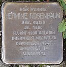 Stolperstein Arnstadt Fleischgasse 1A-Hermine Rosenbaum.JPG