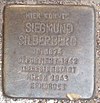 Stolperstein Brahmsallee 18 (Siegmund Silberberg), Hamburg-Harvestehude.JPG