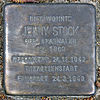 Stolperstein Zikadenweg 51 (kamizelka) Jenny Stock.jpg