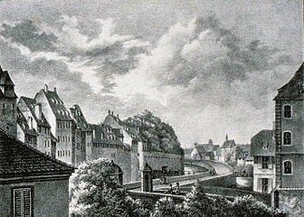 Vue du Faux-Rempart (1840)