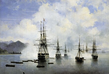 Le débarquement Russe à Sotchi en 1829