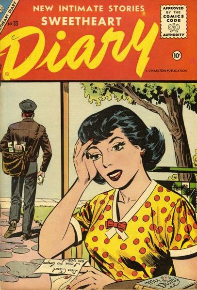 Image: Sweetheart Diary No 33 Charlton, 1956 SA