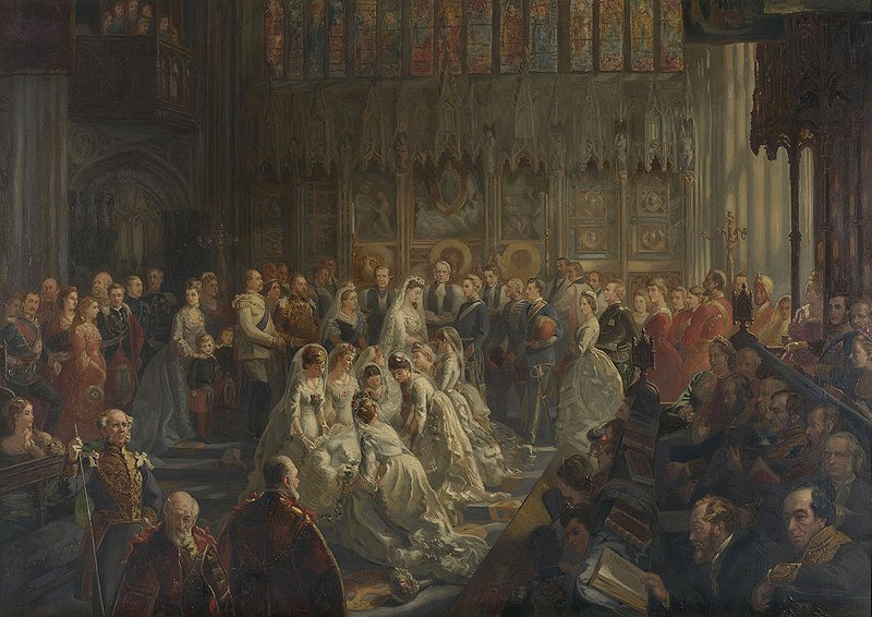 File:Sydney Prior Hall (1842-1922) - The Marriage of Princess Louise, 21 March 1871. - RCIN 404485 - Royal Collection.jpg