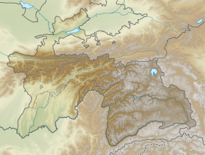 Puncak Ismail Samani yang terletak di Tajikistan