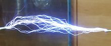 Tesla coil (discharge) Tesla coil (discharge)..JPG