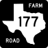 Farm to Market Road 177 marker