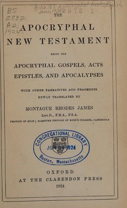The Apocryphal New Testament (1924).djvu