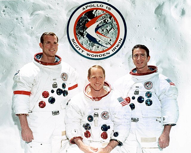 Dave Scott, Alfred Worden,  Jim Irwin:az Apollo-15 személyzeteaz Apollo-programban