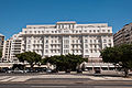 Copacabana Palace, das beste Hotel in Südamerika, in Rio de Janeiro.  Der Tourismus bringt wichtige Währungen auf den Kontinent.