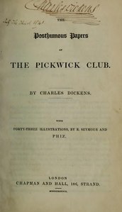The Posthumous Papers of the Pickwick Club.djvu