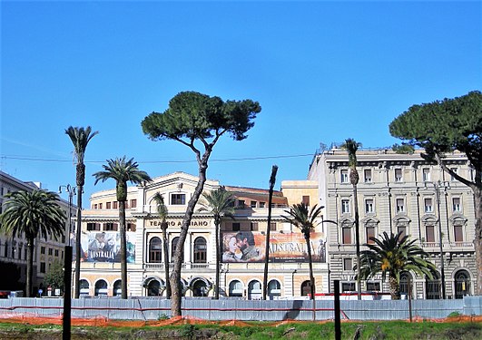 Theatre Adriano (1898), currently used as a cinema, Rome, Italy