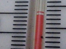 Separated columns are often a problem in both alcohol and mercury thermometers, and they can make a temperature reading inaccurate. Thermometer Separated Columns.jpg