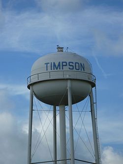 Skyline of Timpson