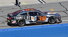 Todd Gilliland in the No. 38 at Auto Club Speedway in 2022 Todd Gilliland 38 Auto Club 2022.jpg