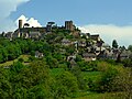 Turenne met de ruïne van het kasteel