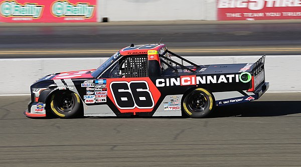 Ty Majeski in the No. 66 at Sonoma Raceway in 2022