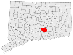 Location in Connecticut