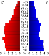 Bevolkingspiramide Malheur County