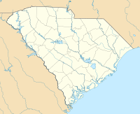 Lagekarte von South Carolina in den USA