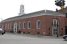 The United States Post Office (Canton, New York) is on the National Register of Historic Places US Post Office in Canton, New York.JPG