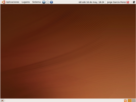 Escritorio de Ubuntu 9.04