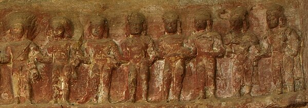 Agni, Vayu and other other Vasus, Udayagiri Caves, c. 401 CE