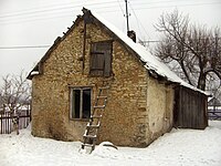 Dom przy posesji nr. 46 z kamienia rozebrany w roku 2011.