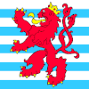 Luxembourg (old unofficial banner of arms)