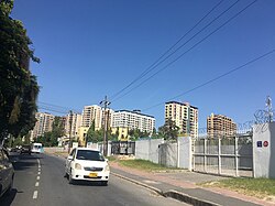 Upanga West along UN road going south, June 2019.