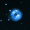 Retombo de luç an torno de B838 Monocerotis