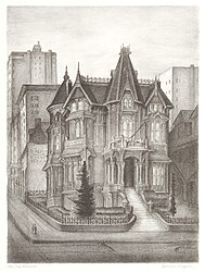 Van Ness Mansion, n.d., lithograph, Smithsonian American Art Museum