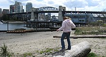 View of Burrard Bridge from Vanier Park. Vanier Park view.jpg