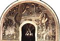 荒野の誘惑、1885年 - 1896年（聖ヴォロディームィル大聖堂のフレスコ画）