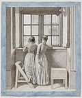 Thumbnail for Ved et vindue i kunstnerens atelier