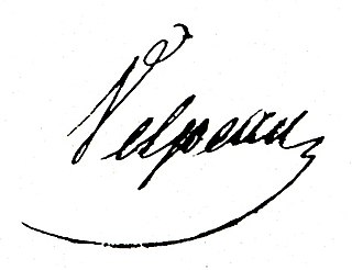 signature d'Alfred Velpeau