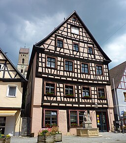 Veringenstadt Fachwerk Rathaus 1415