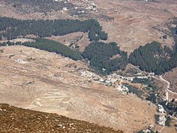 מבט אל מעיינות בידאן מרכס הר כביר