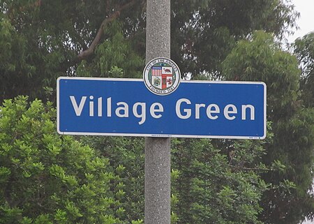 Village Green Signage