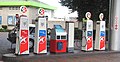 Vintage Caltex pumps at Waterside filling station, Cape Town (10696944626).jpg