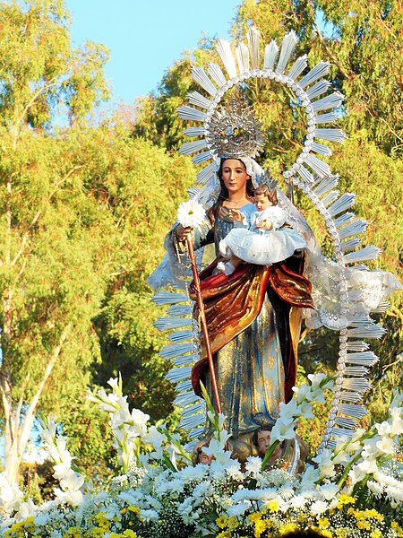 File:Virgen de Flores Patrona de Bodonal-2.JPG