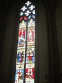 vitrail de droite du chœur de l'église Saint-Jean-Baptiste