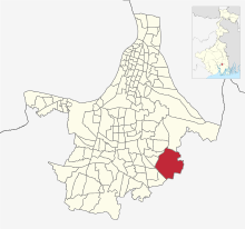 Location of Ward No. 109 in Kolkata Ward Map Ward no. 109 in Kolkata Municipal Corporation.svg