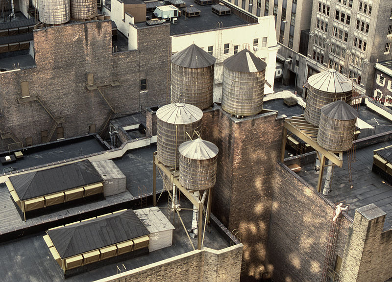 File:Water Towers On 44th Street - June 1984.jpg